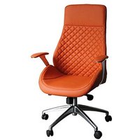 Bürostuhl Pantera high, 212604 Kunstleder orange, Gestell chrom von Neutral