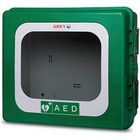 Outdoor-Wandschrank für Defibrillator ohne Füllung grün von Neutral