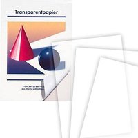 Transparentpapier Kugel und Kegel 70 g/qm, 1 Block von Neutral