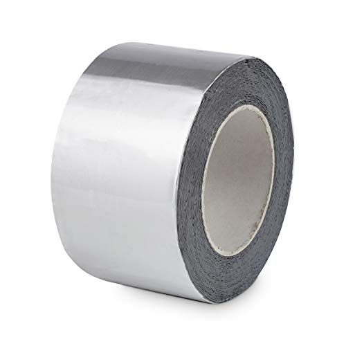 neverest KSBA Butyl Klebeband 10m x 75mm Dichtungsband Selbstklebend Wasserdicht Klebeband zum Abdichten, Reparieren, Befestigen Alu Schutzschicht von neverest