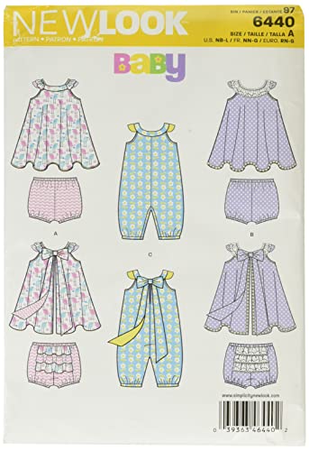 New Look Baby-Strampelanzug und Sundress mit Höschen Schnittmuster, Papier von New Look