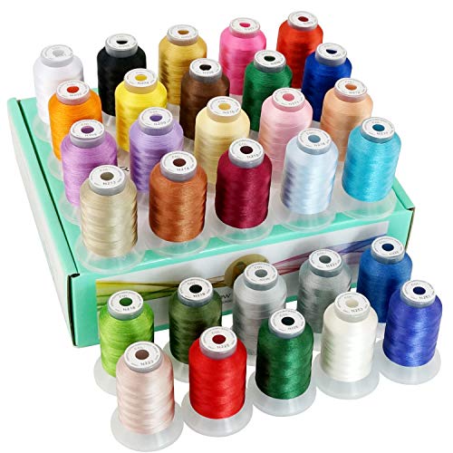 New brothread 30 Neue Janome Farben Polyester Maschinen Stickgarn 500M (550Y) - Sortiment 1 von New brothread
