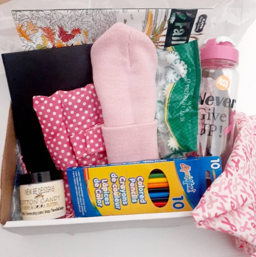 Chemo-Krebs-Pflege-Paket, Krebs-Geschenkbox, Brustkrebs, Tween Chemo-Geschenkbox, Genesungsgeschenk Für Krebspatienten von NewBeDesigns