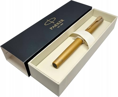 Parker Vector XL Yellow Gold Fade Füllfederhalter, feine Feder mit Goldrand von Newell Brands