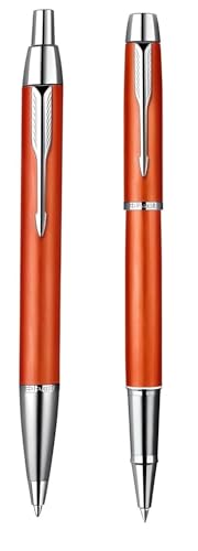 Parker IM Premium Metallic Orange Kugelschreiber und Tintenroller in Geschenkbox von Newell Brands