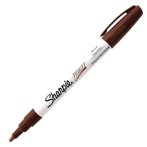 Sharpie Paint Marker auf Wasserbasis, feine Spitze, Braun von Newell Brands