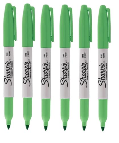 Sharpie Permanentmarker, feine Spitze, Cosmic Galaxy Green, 6 Stück von Newell Brands