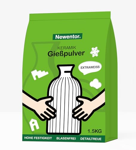 Newentor Gießpulver 1,5kg, Reliefgießpulver für Kreative Projekte Bastelarbeiten von Newentor