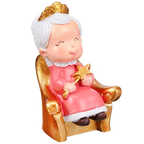 Älteres Paar Figur Oma Kuchen Topper Großeltern Torte Topper Tortenfigur Kuchendeckel Tortendeko Desktop Ornament für Valentinstag Jubiläum Party Dekoration von Newhope