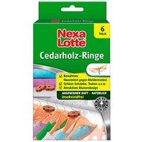 Nexa Lotte® Mottenschutz Cedarholz-Ringe braun 6 Pack von Nexa Lotte®