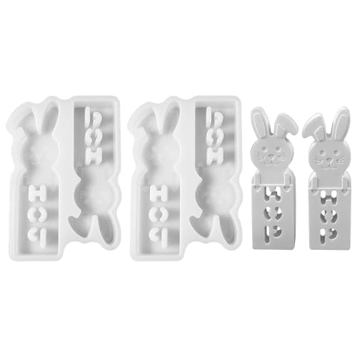 Silikonform Ostern Hase, Silikonformen Gießformen Ostern Silikonform Hase Giessformen Silikon Ostern Osternhase Kerzen Formen Silikon Gießform Ostern Gießform Hase für Handwerk (B) von Nexoria