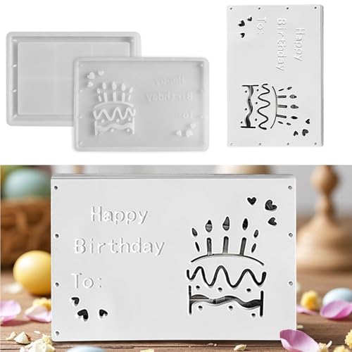 Silikonformen Gießformen Ostern, Silikonform Ostern Geldgeschenk Kasten Ostern Panel Gipsformen zum Gießen Giessformen Silikon Ostern Giessform Ostern für DIY Geldgeschenk (A) von Nexoria