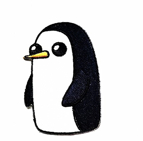 Nipitshop Aufnäher mit niedlichem Pinguin Tiermotiv für Kinder, zum Aufbügeln von Kleidung, Rucksäcken T-Shirt, Jeans, Rock, Westen, Schal, Hut, Tasche. von NiPitShop Cartoon Patch