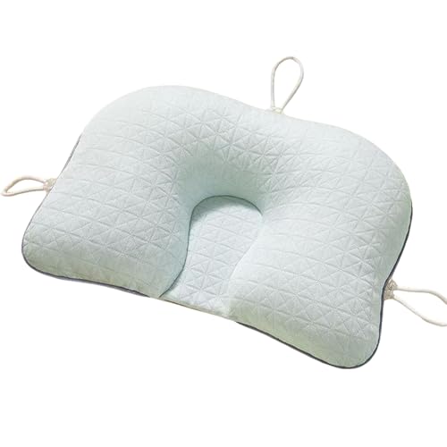 Niceyoeuk Kissen für Neugeborene, um einen flachen Kopf zu verhindern, Anti-Flachkopf-Kissen, um einen flachen Kopf zu verhindern, Baby-Kopfformungskissen (Blau - 06, 42 x 30 cm) von Niceyoeuk