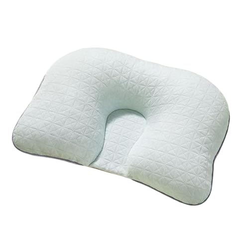 Niceyoeuk Kissen für Neugeborene, um einen flachen Kopf zu verhindern, Anti-Flachkopf-Kissen, um einen flachen Kopf zu verhindern, Baby-Kopfformungskissen (Himmelblau - 06, 42 x 30 cm) von Niceyoeuk