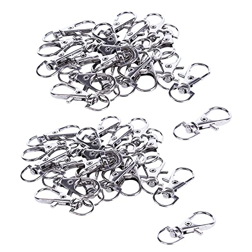 Nicfaky 40 Stück Metall-Karabiner-Trigger-Drehverschluss Haken Schnalle Schmuckherstellung Kunst Schlüsselanhänger Schlüsselanhänger 35 mm Nicfaky 40 Stück Metall-Karabiner-Trigger-Drehverschluss Haken Schnalle Schmuckherstellung Kunst Schlüsselanhänger Schlüsselanhänger 35 mm von Nicfaky