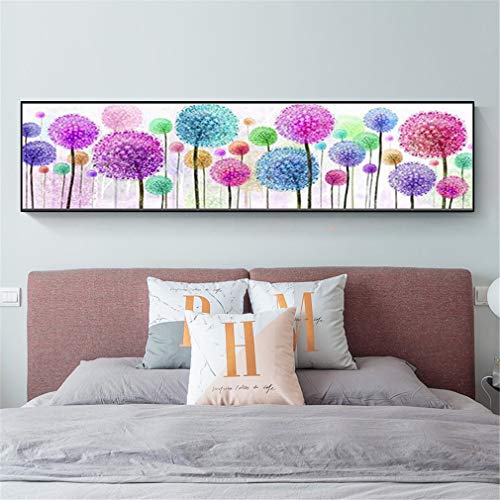 Nicole Knupfer 5D DIY Diamond Malerei Löwenzahn Diamant Painting Kristall Strass Wohnzimmer Schlafzimmer Wanddekoration (180x60cm) von Nicole Knupfer