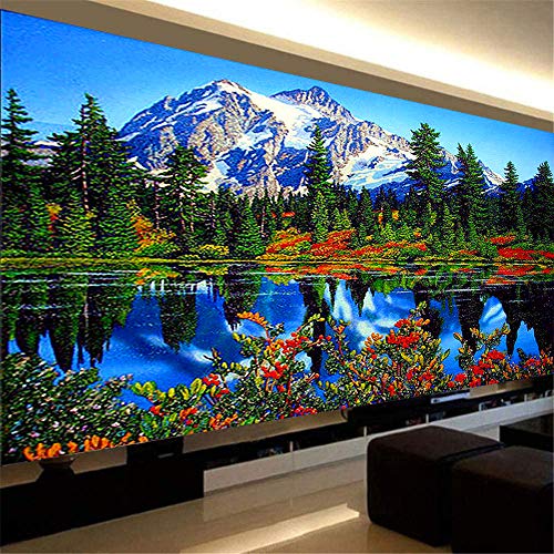 Nicole Knupfer 5D Diamant Painting Kit DIY Full Bohrer Diamond Malerei Handgemachtes Naturlandschaft Wohnzimmer Wanddekoration (150x60cm) von Nicole Knupfer