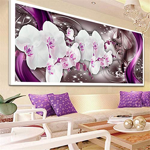 Nicole Knupfer 5D Diamant Painting Kit Magnolie DIY Diamond Painting Strass Kreuzstich Arts Craft Home Wanddekoration (120x50cm) von Nicole Knupfer