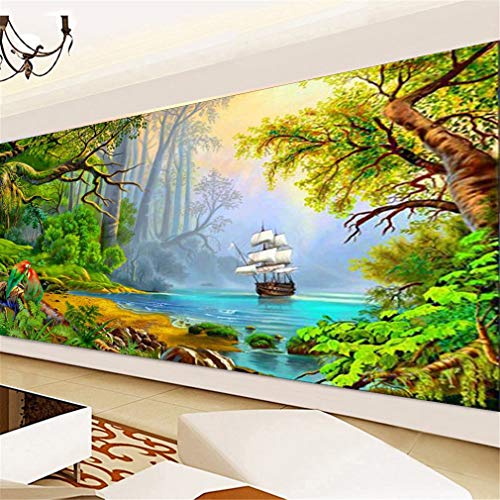 Nicole Knupfer 5D Landschaft Diamant Painting Kit Full Bohrer DIY Diamond Painting Malerei Wohnzimmer Wanddekoration (150x90cm) von Nicole Knupfer