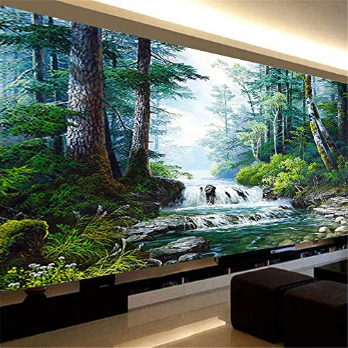 Nicole Knupfer 5D Wald Diamant Painting Kit Full Bohrer DIY Diamond Malerei Handgemachtes Wohnzimmer Wanddekoration (100X60cm) von Nicole Knupfer