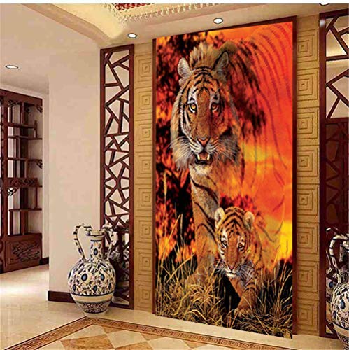 Nicole Knupfer DIY 5D Diamant malerei Kits,Crystal Strass Tiger Stickerei Diamond Painting für Cross Stitch Home Wall Decor (80 x 135cm) von Nicole Knupfer