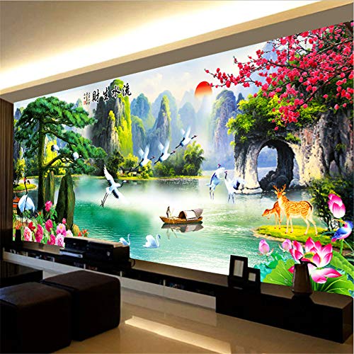 Nicole Knupfer DIY Diamant Malerei Painting Bilder, 5D Landschaft Diamond Painting Full Groß, DIY Diamant Gemälde Malen Nach Zahlen Home Dekor Stickerei Handwerk (100x40cm) von Nicole Knupfer