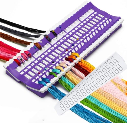 Nicoone 50 Positionen Floss Organizer Stickerei Gewinde Organizer für Kreuz Stich Gewinde Stickerei Floss Organisatoren von Nicoone