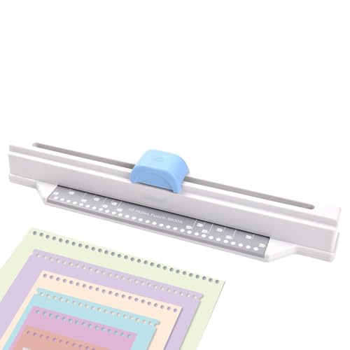 Niesel Papierstanzmaschine, Papierstanzmaschinen für Bastelpapier,Handgeschobene A4-Papierstanzmaschine | Papierstanzer für Scrapbooking-Karten zum professionellen Stanzen und Binden von Berichten von Niesel