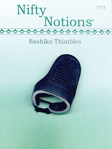 Nifty Notions Sashiko-Leder-Fingerhüte von Nifty Notions