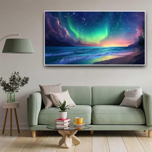 Diamond Painting Diamant Painting Set Erwachsene Kinder, 5D Diamant Malerei Bilder Sternenhimmel, DIY Crystal Rhinestone Diamonds Embroidery Art Kits for Home Wall Decoration Geschenke 80x160cm Y365 von Nigsnxng