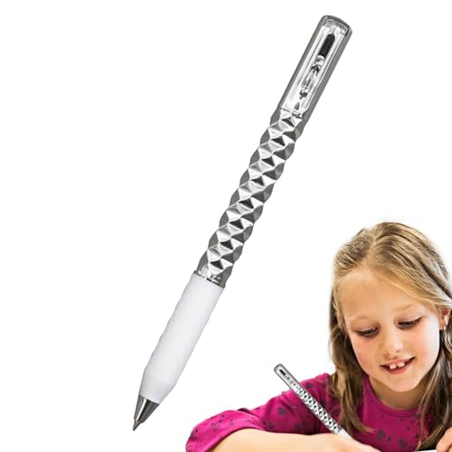 Crushmetric Pen Crinkle, Crush-Stift, Gelstifte 0,5 Mm Geometrischer Metall-Switchpen, Schnell Trocknend, Deformations-Kugelschreiber, Einziehbarer Gelstift, Ergonomischer Transform-Zappelstift von Niktule