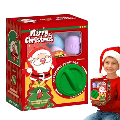 Niktule Weihnachts Arcade Spiel Indoor Spielzeug,Claw Machine, Klauenmaschine,Interessante kreative Weihnachts Eierklauenmaschine für Kinder, Jungen und Mädchen von 4–6 Jahren von Niktule