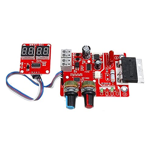 Nilioyul Digital Welder Machine Current Controller Ersatz DIY Electronic Single Pulse Adjustable Welding Control Panel von Nilioyul