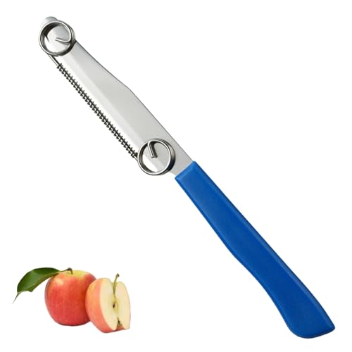 Clever Messer Kartoffelschäler, Clever Messer, 3-in-1 Multifunktionsschäler, Obst-Gemüse-Universalschäler, verstellbare Feder (Mit Frühling) von Nimedala