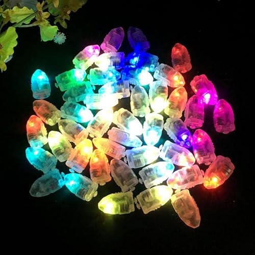 Nimomo Led Ballonlichter, 50 Stück Mini Led Licht Led Kugeln Mini Ballon Lichter Laterne Luftballons Lichter FüLlstoff für Geburtstag Party Hochzeit Dekoration von Nimomo