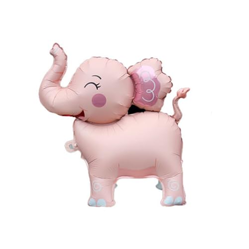 Nine San 3D Pink Elefant Luftballons Elephant Folienballon Stehend Geschenk Elefantballon Kinder Rosa Elefantparty Baby Shower Deko von Nine san