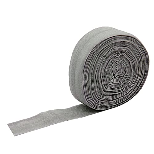 Nishiyuenyi 10m Gummi Band für Näharbeiten, 20mm Breite, Schrägband, Grau von Nishiyuenyi