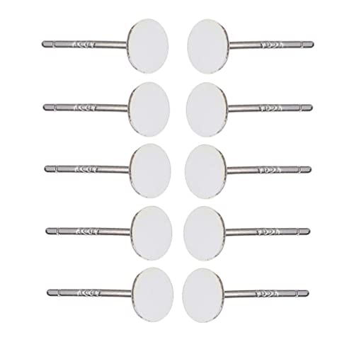 Nishiyuenyi 5 Paris Ohrstecker Pin für Frauen Hängende Ohrringe Silber, Splitter, 3 MM von Nishiyuenyi