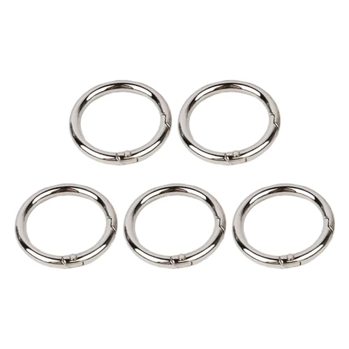 Nishiyuenyi 5 Stück Federringe aus für Taschen, Feder-Schlüsselanhänger, Schnallen, Schlüsselanhänger, Legierung, leichte Handtaschen, 32MM Nishiyuenyi 5 Stück Federringe aus für Taschen, Feder-Schlüsselanhänger, Schnallen, Schlüsselanhänger, Legierung, leichte Handtaschen, 32MM von Nishiyuenyi