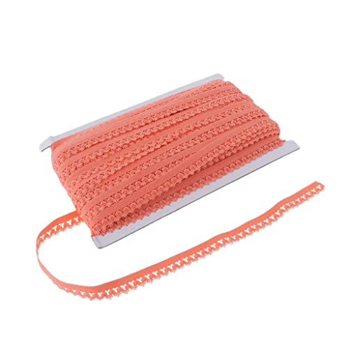 Nishiyuenyi 50 Yards Elastisches Band für Haaraccessoires Und Bekleidung, Orange von Nishiyuenyi