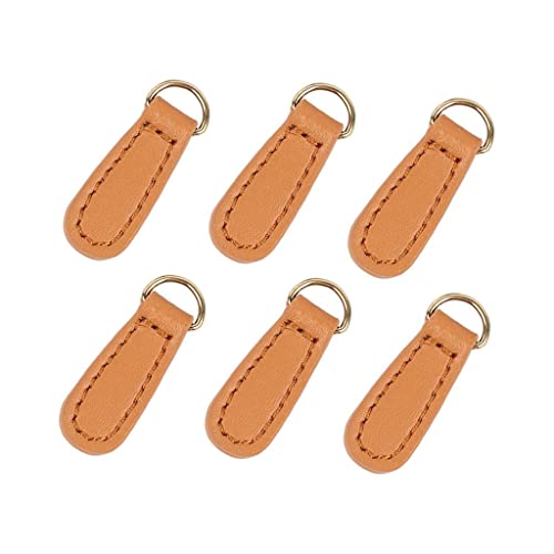 Nishiyuenyi 6 Zipper Pulls für Taschen Und Geldbörsen, Brown von Nishiyuenyi