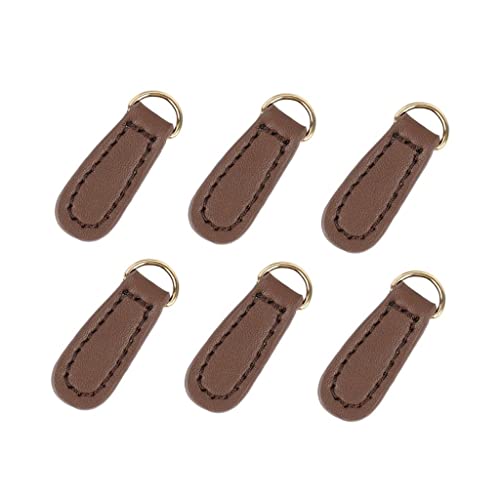 Nishiyuenyi 6 Zipper Pulls für Taschen Und Geldbörsen, Kaffee von Nishiyuenyi