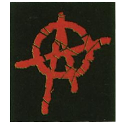 Anarchy - Aufkleber schwarz/rot von Nix Gut