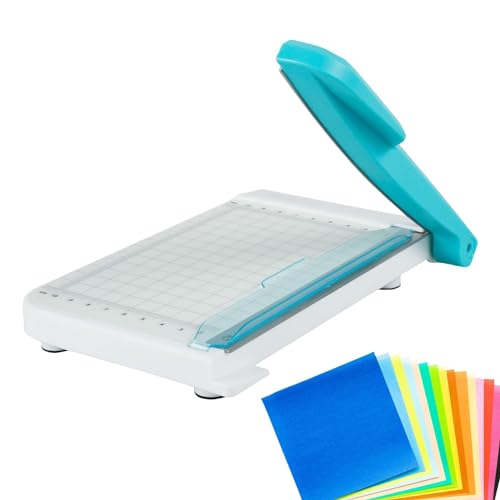 Papierschneidewerkzeug | Kompakter 6-Zoll-Papierschneider mit Rasterskala | Rutschfester Pappschneidemaschine, ergonomisches tragbares Schneidebrett für Pr-Schnitte von Nixieen