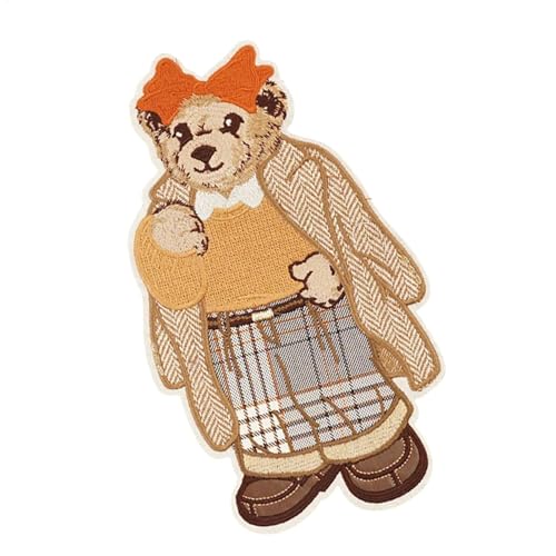 Stickerei-Aufnäher für Kleidung, Rucksack-Bär-Applikationen, Cartoon-Bär-Ornament-Patches, Nähapplikation, Reparatur an Kleidung, Hut, Tasche, D I Y, dekoratives Zubehör Stickerei-Aufnäher für Kleidung, Rucksack-Bär-Applikationen, Cartoon-Bär-Ornament-Patches, Nähapplikation, Reparatur an Kleidung, Hut, Tasche, D I Y, dekoratives Zubehör von Nkmujil
