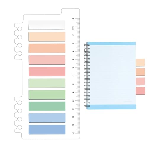 Sticky Index Tabs - Page Markers Sticky Notes Writable Tabs - Students Teachers Textstreifen zur Verbesserung der Lerneffizienz für Bücher, Notizbuch, Tagebuch von Nkmujil