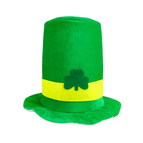 Nlaayong Hut Leprechaun, Grüner Kobold, mit Bart, Mütze, Kopfbedeckung, Irland, St. Patricks Day, Glücksbringer, Karneval, Mottoparty von Nlaayong