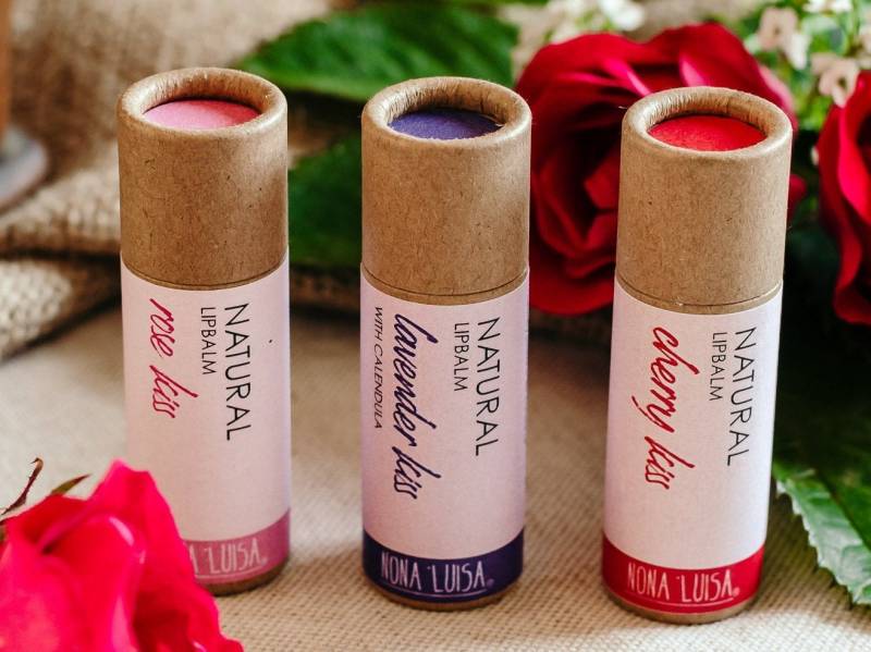 3x Natürliches Lippenbalsam-Bündel | Bienenwachs Lippenbalsam, Lipgloss, Lippenpflege, Handgemachter Lippenbalsam-Set, Salben Und Balsame von NonaLuisa