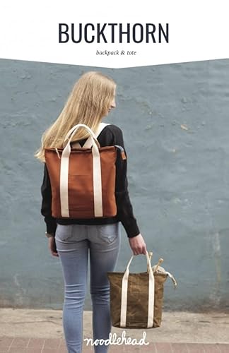 Noodlehead Schnittmuster Sanddorn Rucksack und Tragetasche von Noodlehead